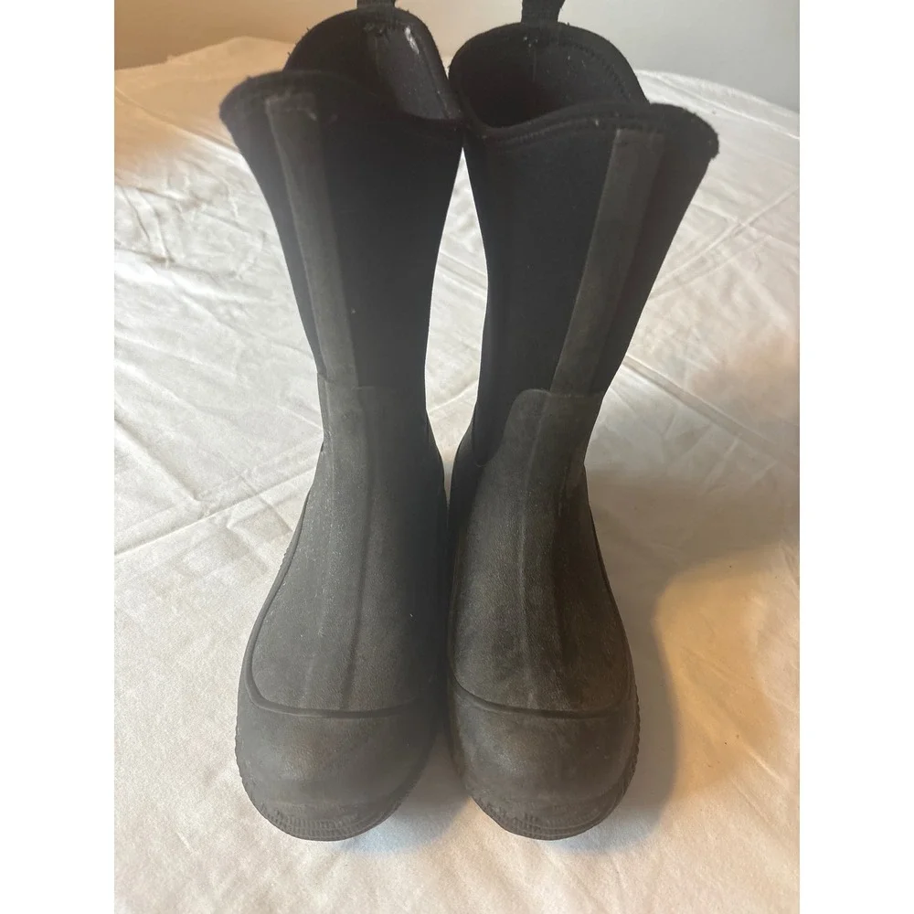 Muck Boot Company Hale Rain Boots Kids Size 2 Black Excellent Waterproof Rubber
